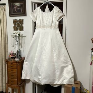 Off white wedding dress